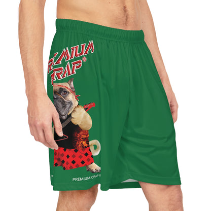 Premium Crap II Basketball Shorts - Dark Green