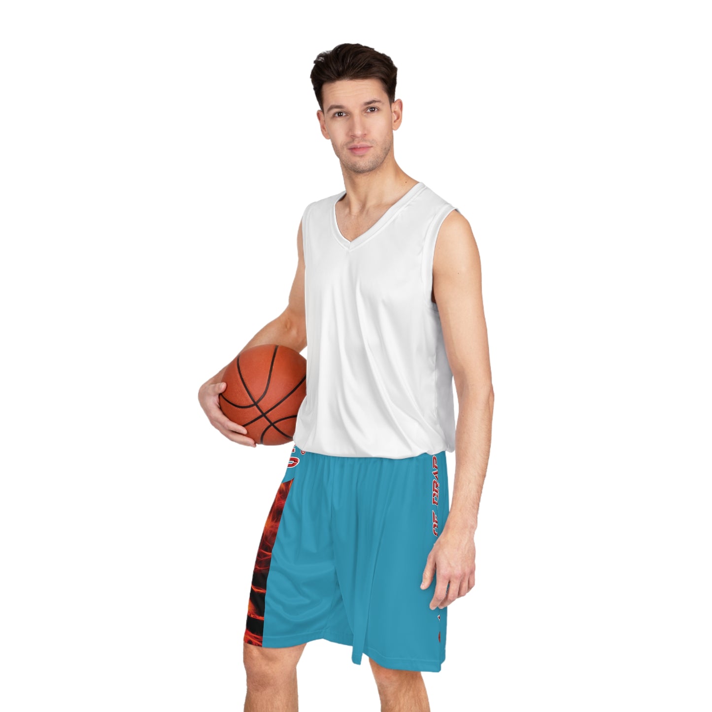 A Piece Of Crap BougieBooty Baller Shorts - Turquoise