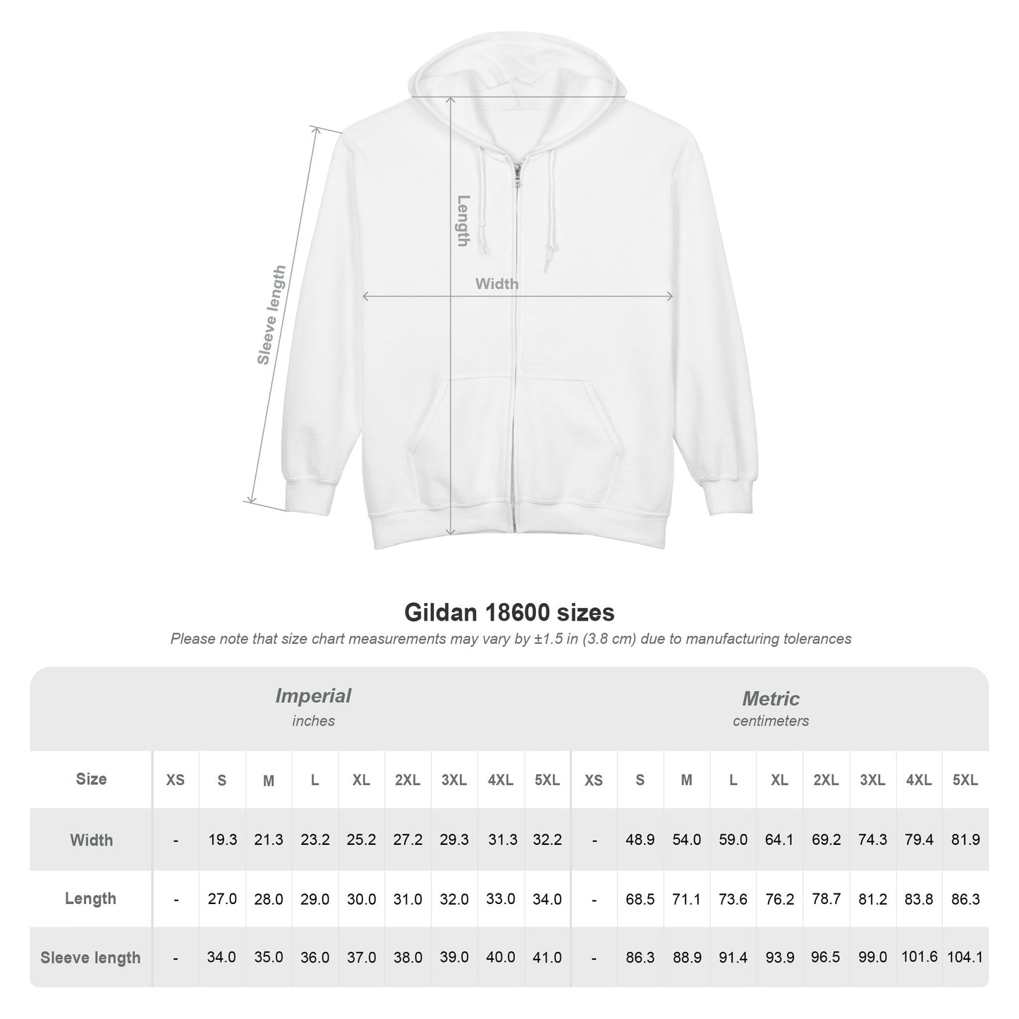 Premium Crap Heavy Blend Full Zip Hooded Sweatshirt