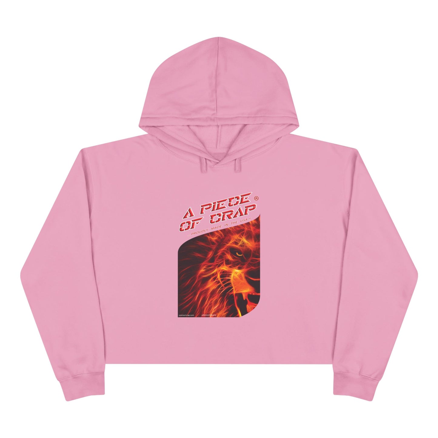 A Piece of Crap Cropped Hoodie