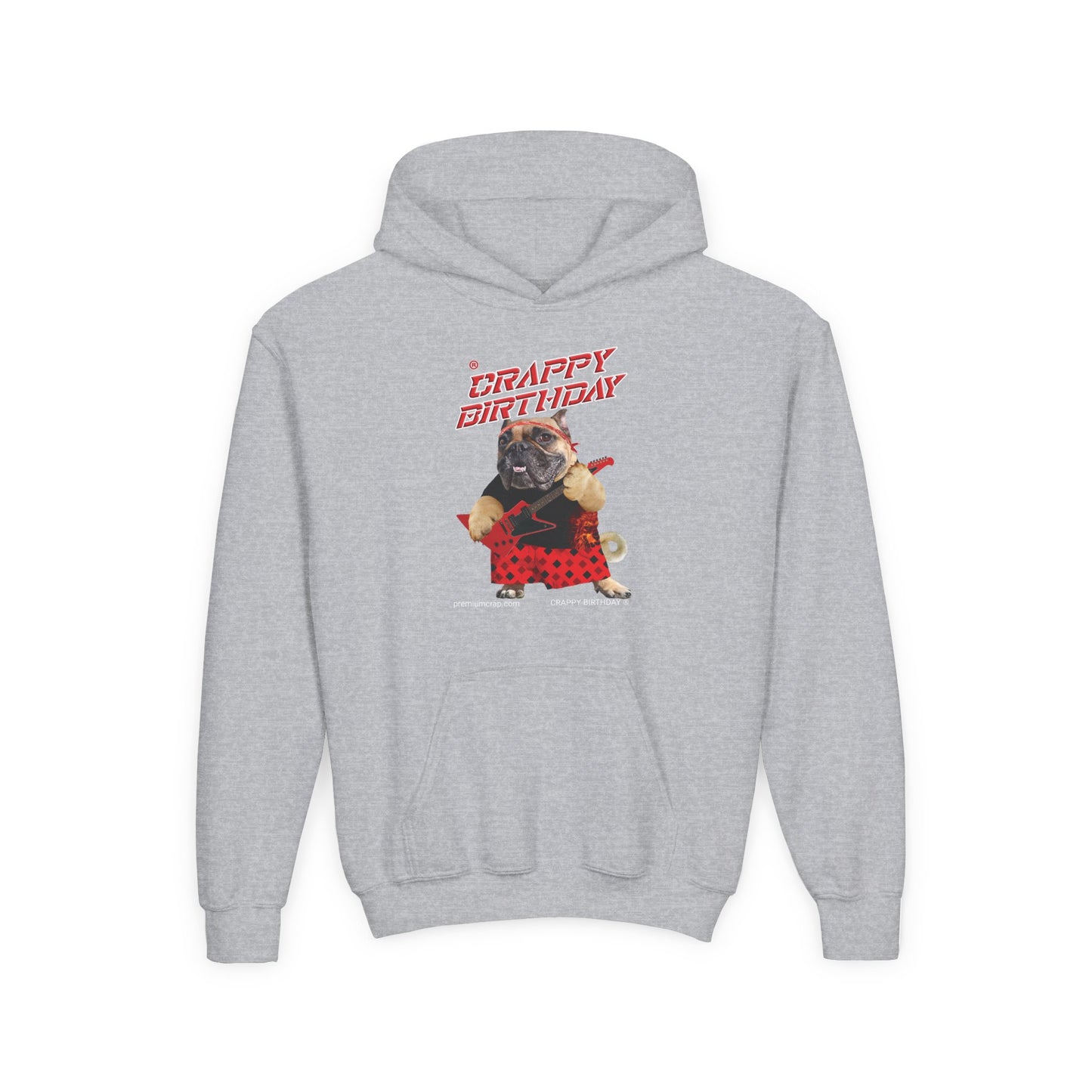 Crappy Birthday II Youth Heavy Blend Hooded Sweatshirt