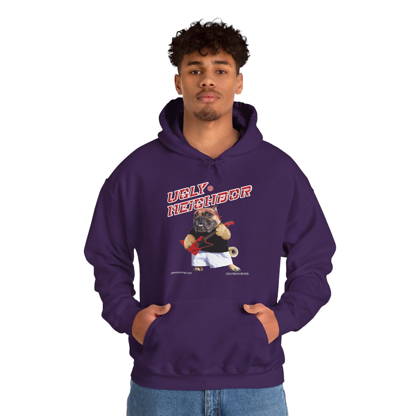 Ugly Neighbor Men's Heavy Blend Hooded Sweatshirt