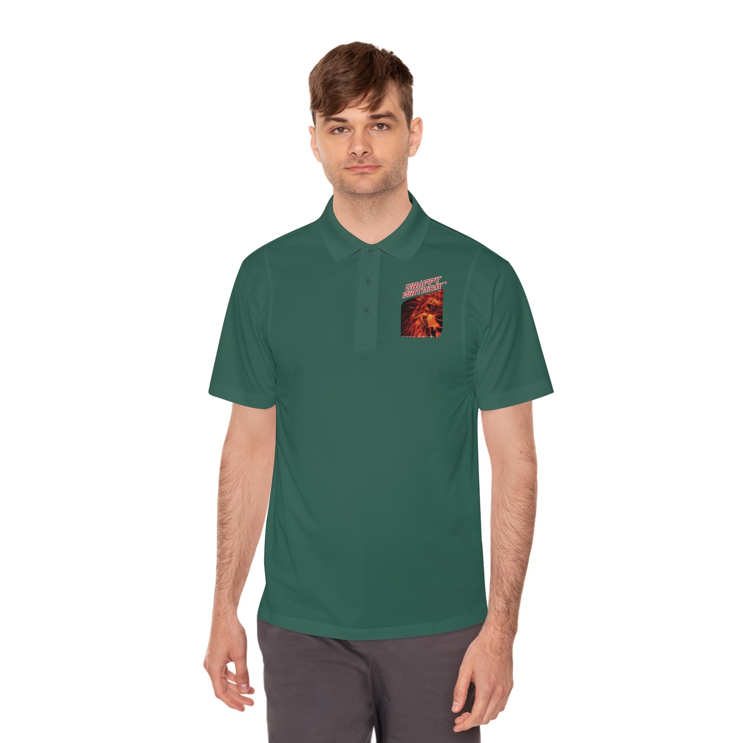 Crappy Birthday Men's Sport Polo Shirt