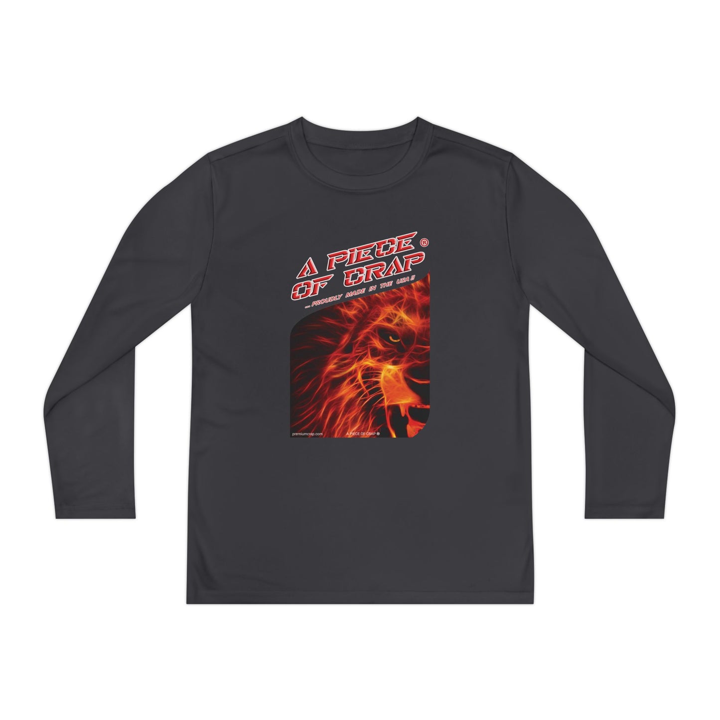 A Piece Of Crap Youth Long Sleeve Competitor Tee