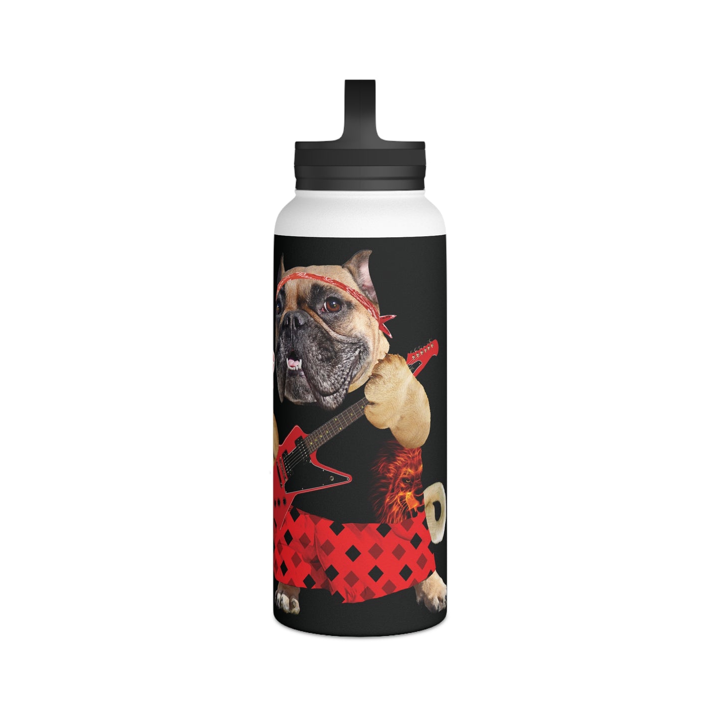 Ugly Neighbor II Stainless Steel Water Bottle, Handle Lid