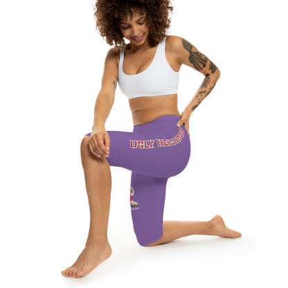 Ugly Neighbor II Women’s Capri Leggings - Light Purple