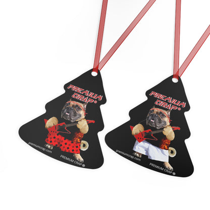 Premium Crap II Christmas Metal Ornaments