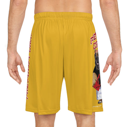 Premium Crap Basketball Shorts - Yellow