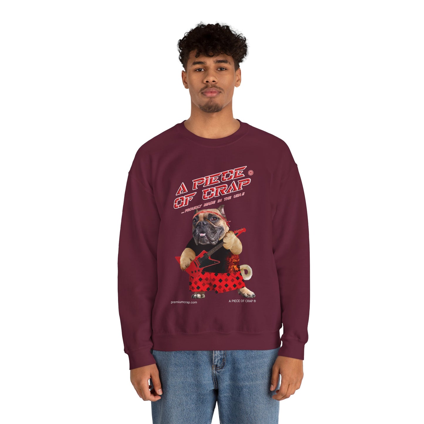 A Piece of Crap II Men's Heavy Blend Crewneck Sweatshirt