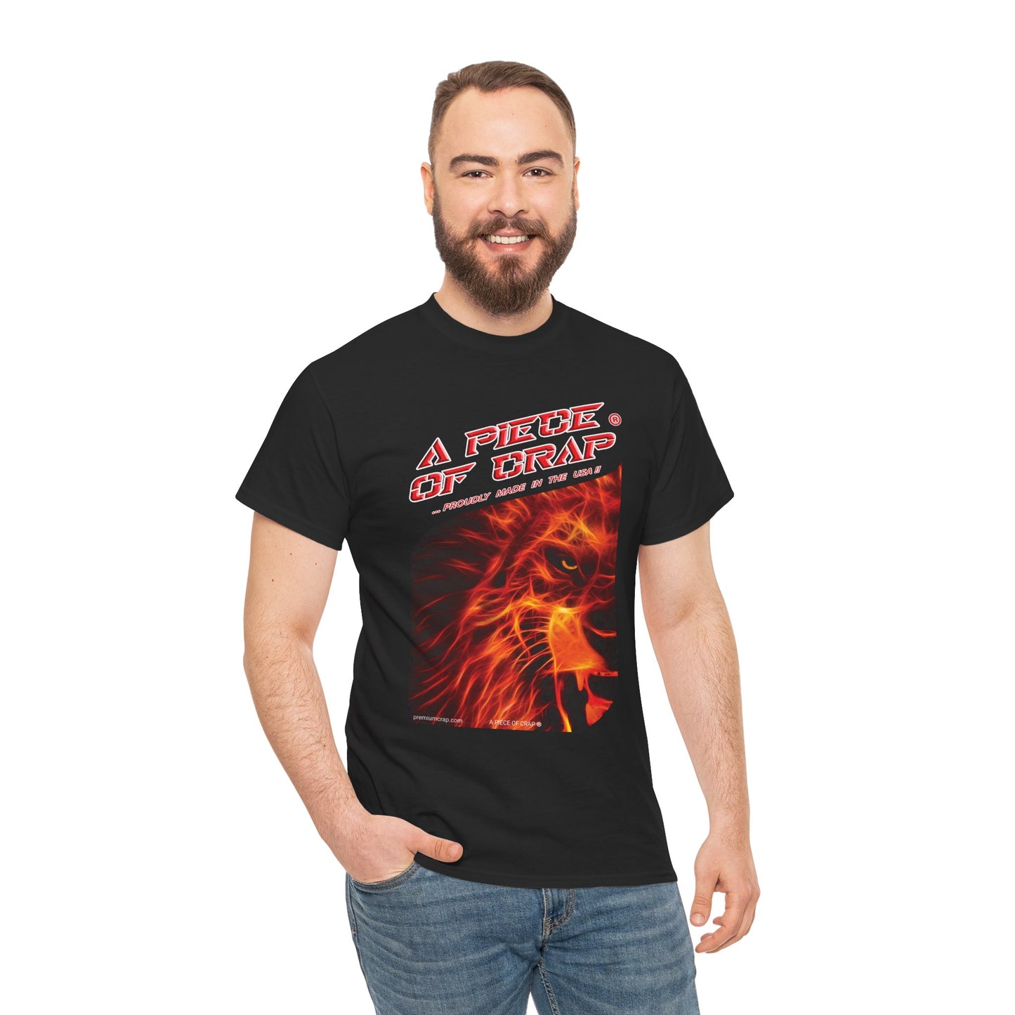 A Piece of Crap Men's Heavy Cotton Tee