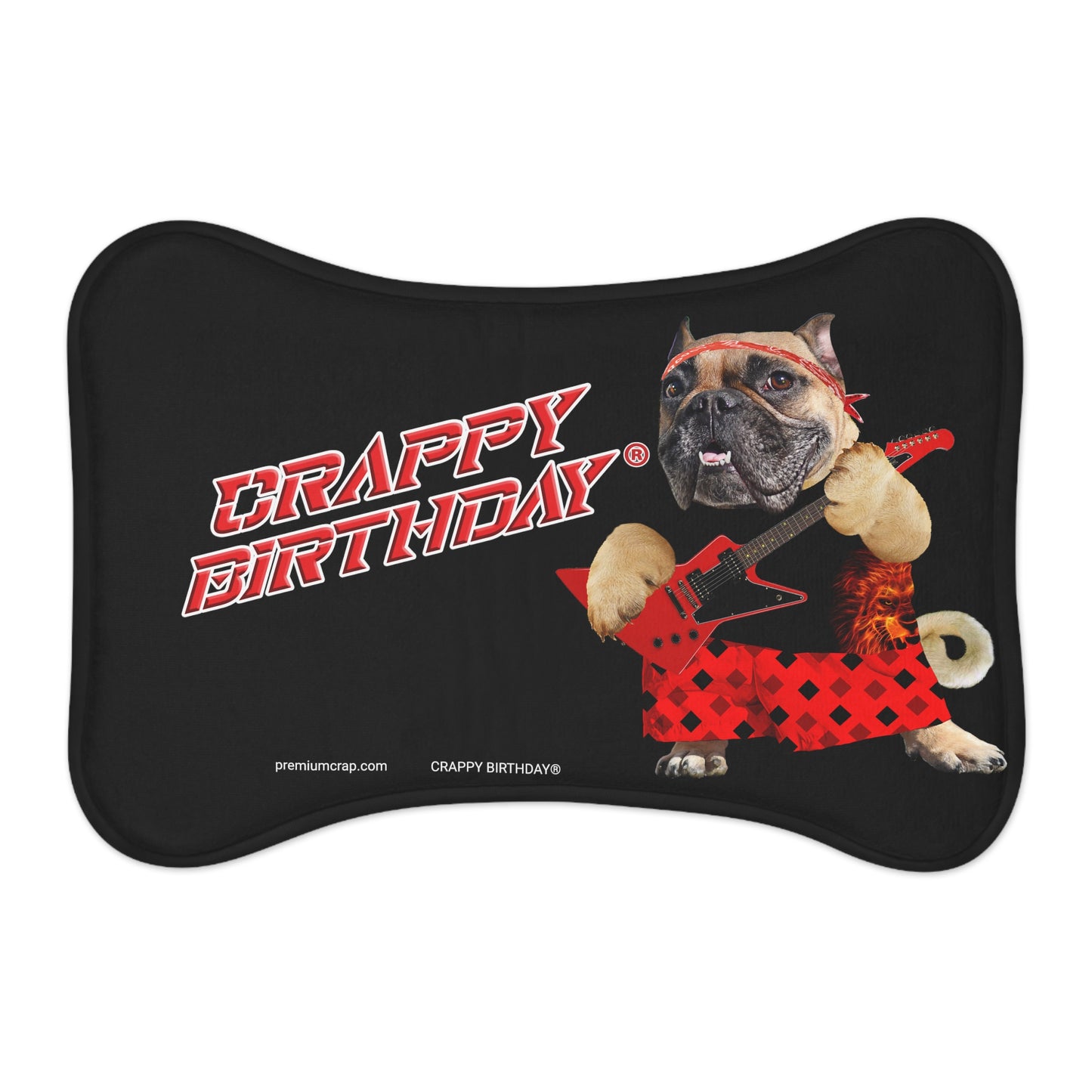 Crappy Birthday II Pet Feeding Mat