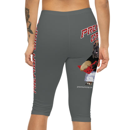 Premium Crap Women’s Capri Leggings - Dark Grey