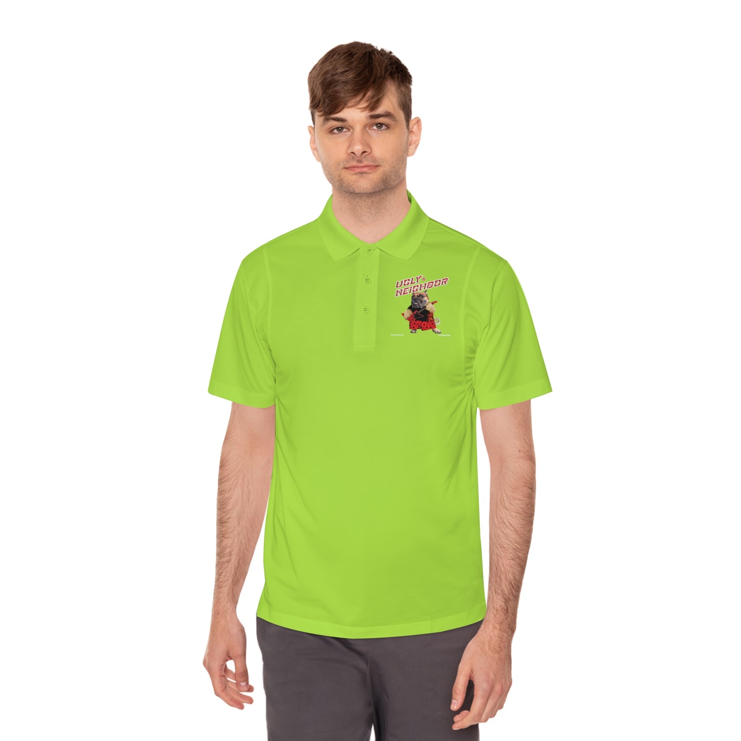 Ugly Neighbor II Men's Sport Polo Shirt