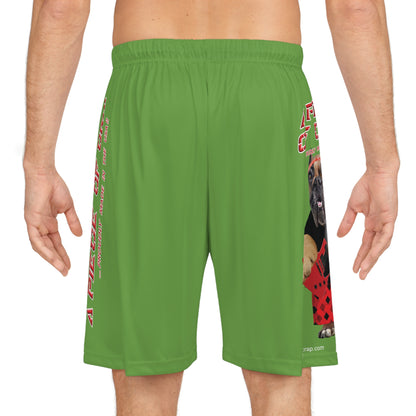 A Piece Of Crap II Basketball Shorts - Green