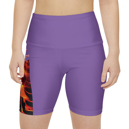 Crappy Birthday WorkoutWit Shorts - Light Purple