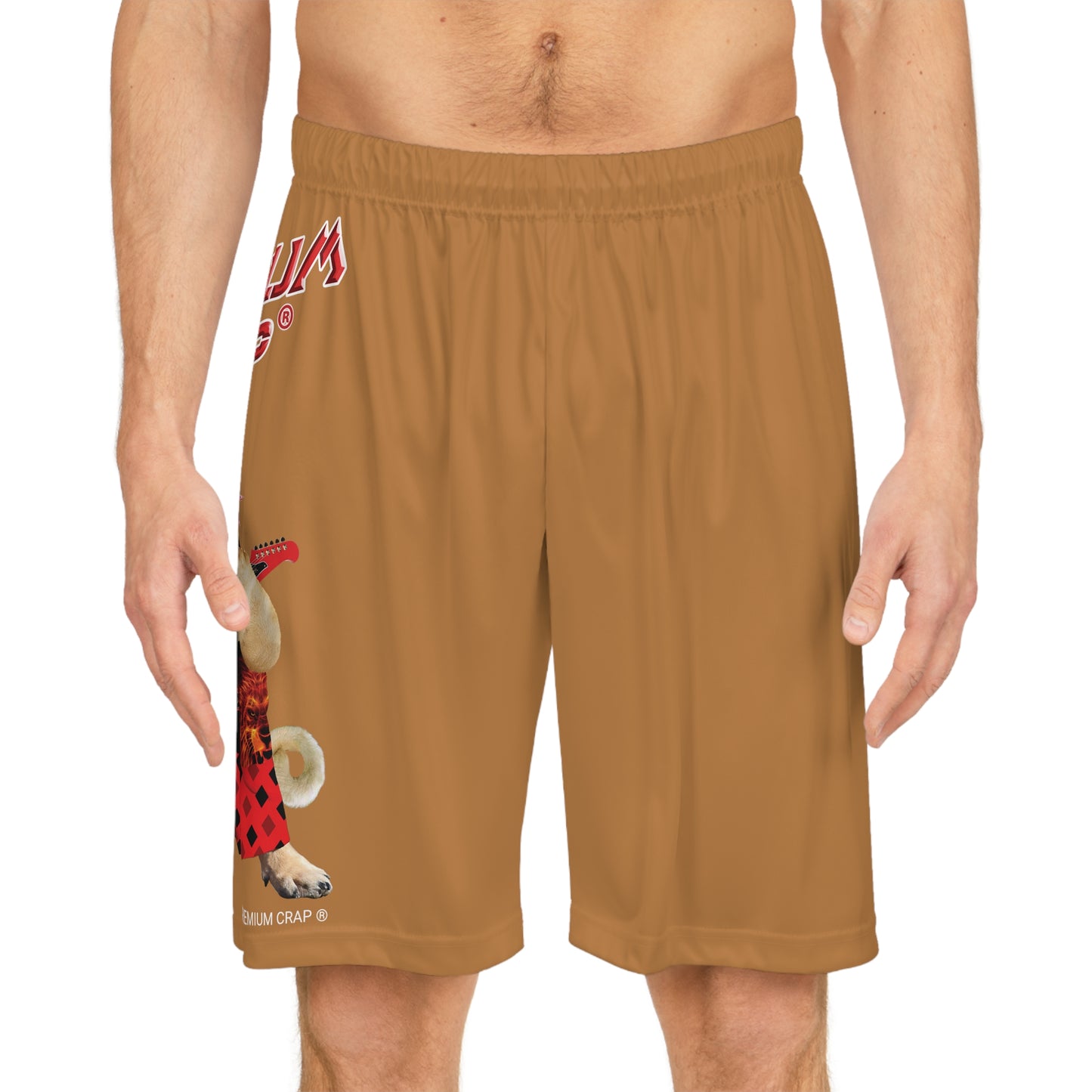 Premium Crap II Basketball Shorts - Light Brown