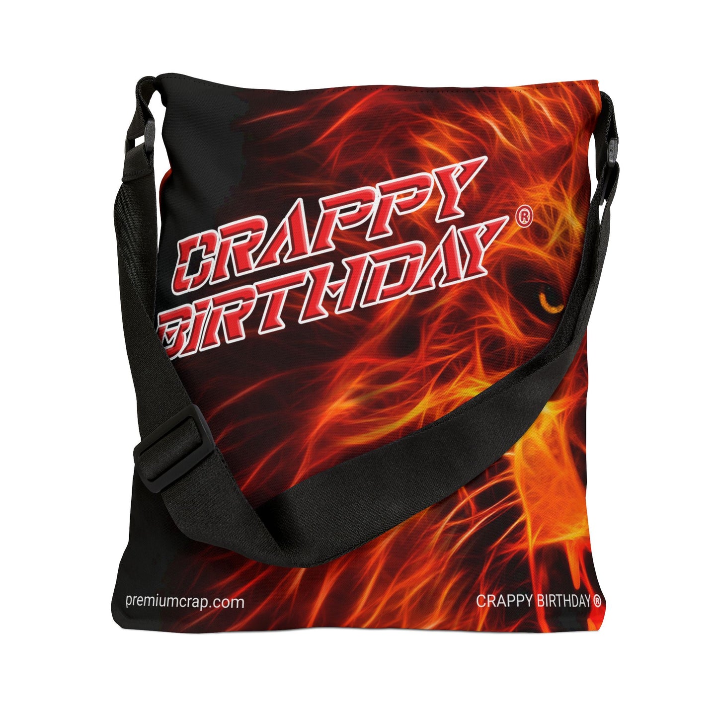 Crappy Birthday Adjustable Tote Bag