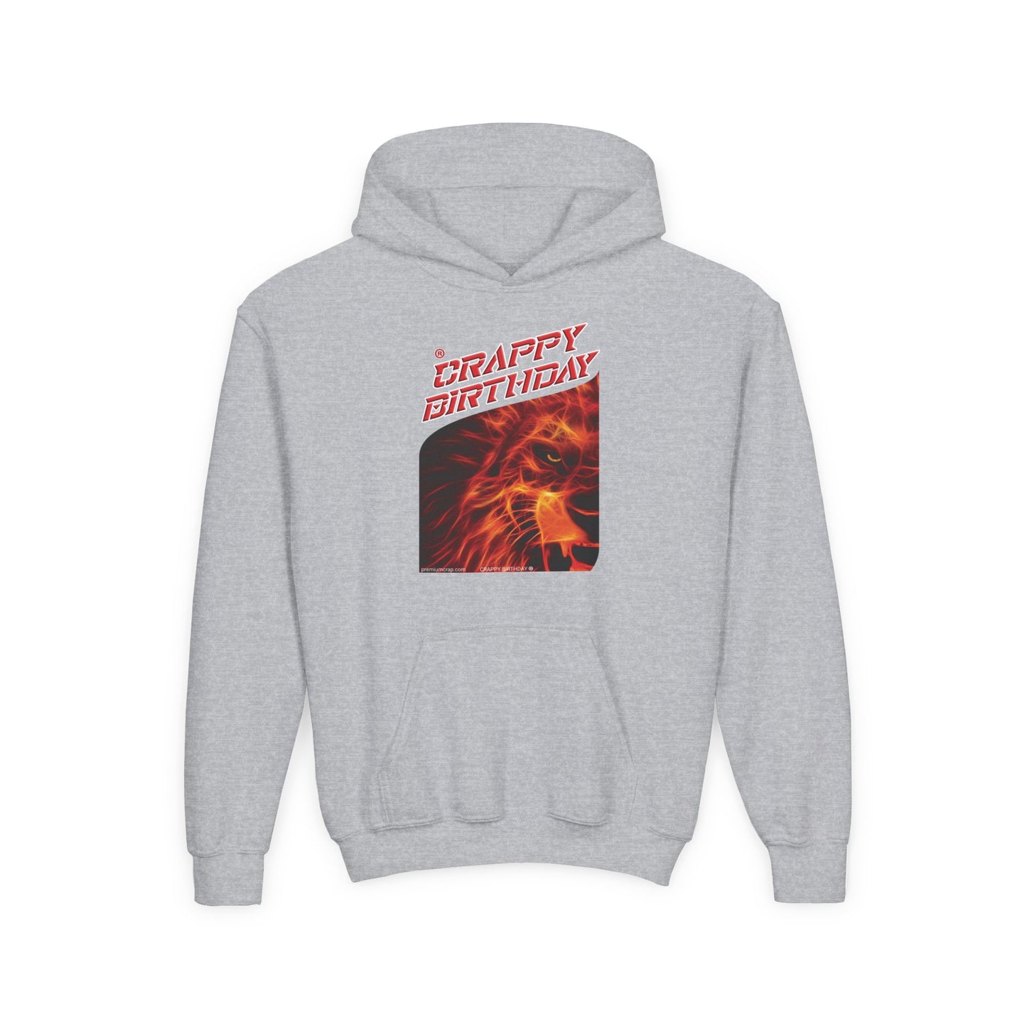 Crappy Birthday Youth Heavy Blend Hooded Sweatshirt