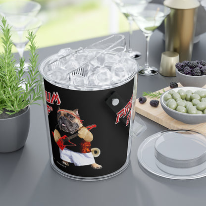 Premium Crap Ice Bucket with Free Tongs