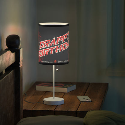 Crappy Birthday Lamp on a Stand
