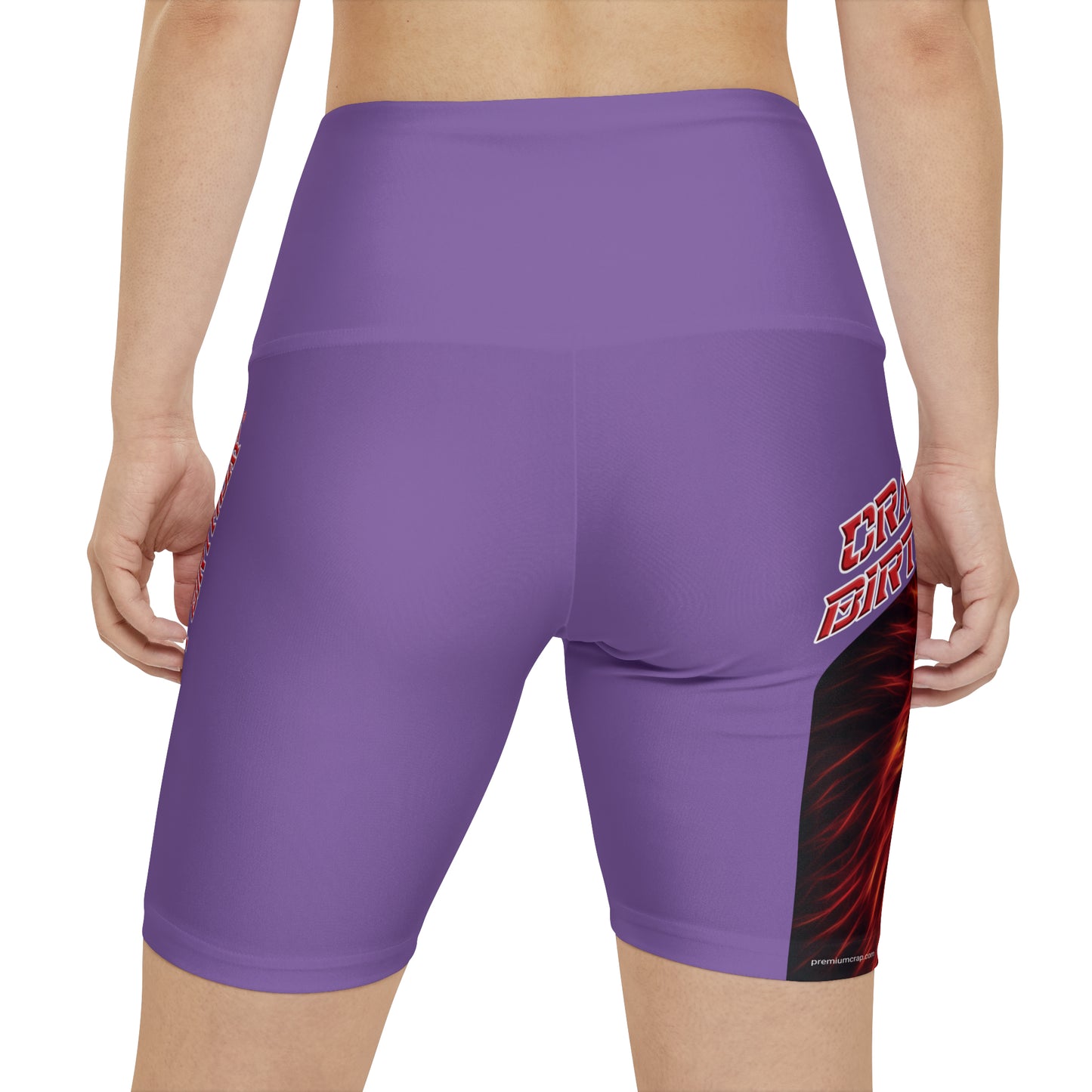 Crappy Birthday WorkoutWit Shorts - Light Purple