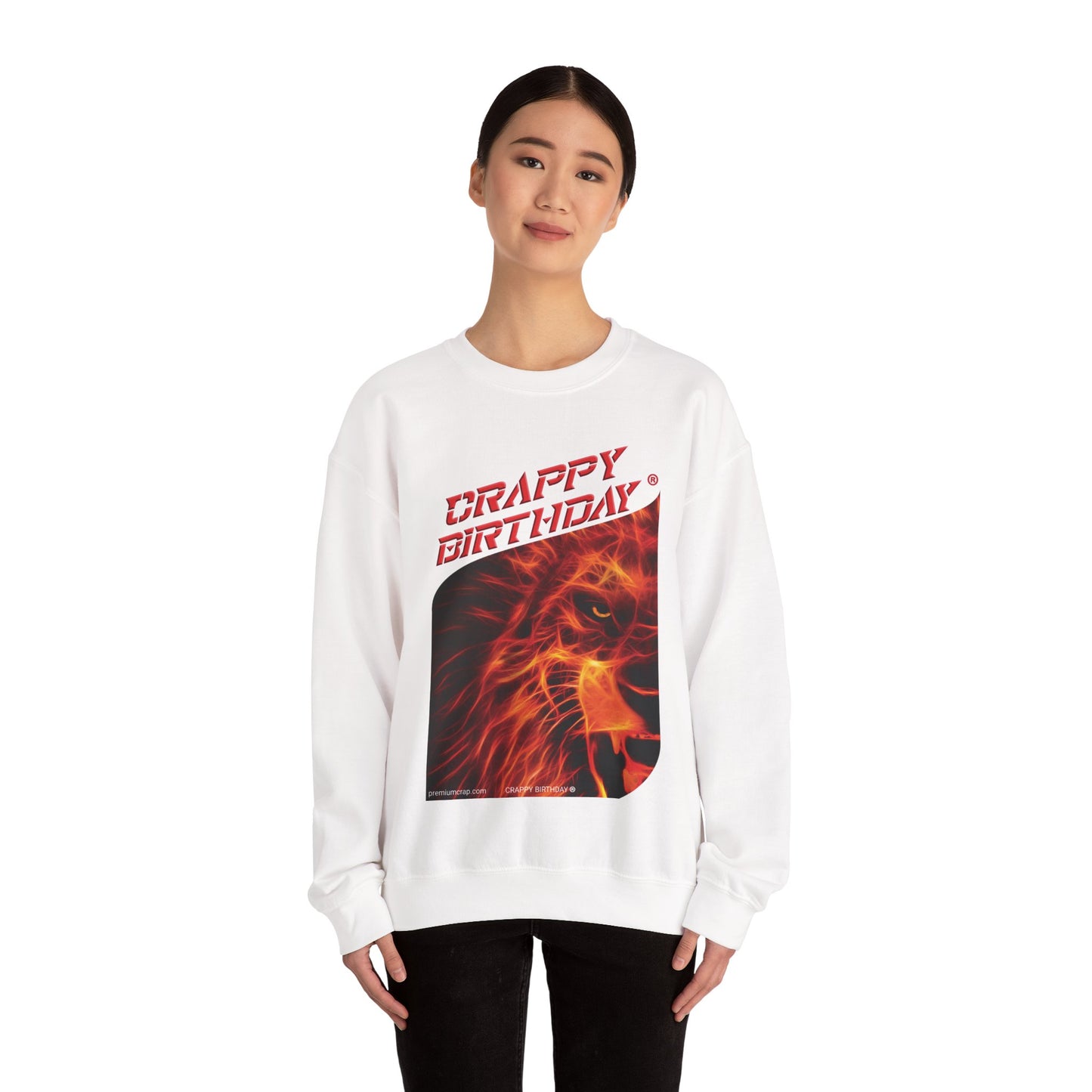 Crappy Birthday Men's Heavy Blend Crewneck Sweatshirt