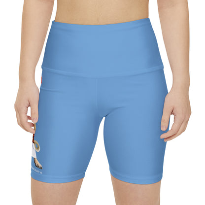 Premium Crap Workout Shorts  - Light Blue