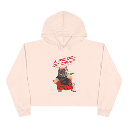 A Piece of Crap Cropped Hoodie