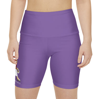 Premium Crap Workout Shorts  - Light Purple