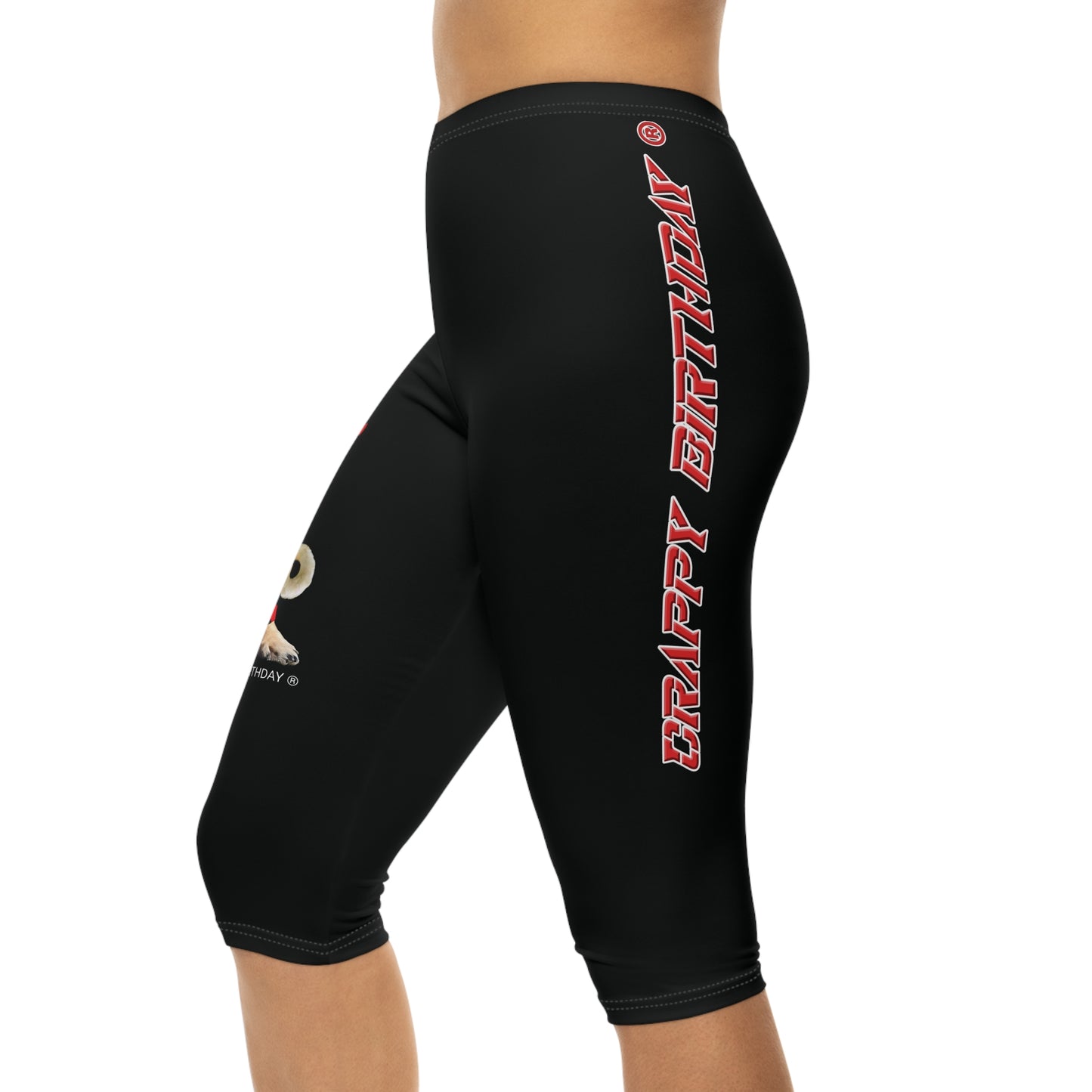 Crappy Birthday II Women’s Capri Leggings