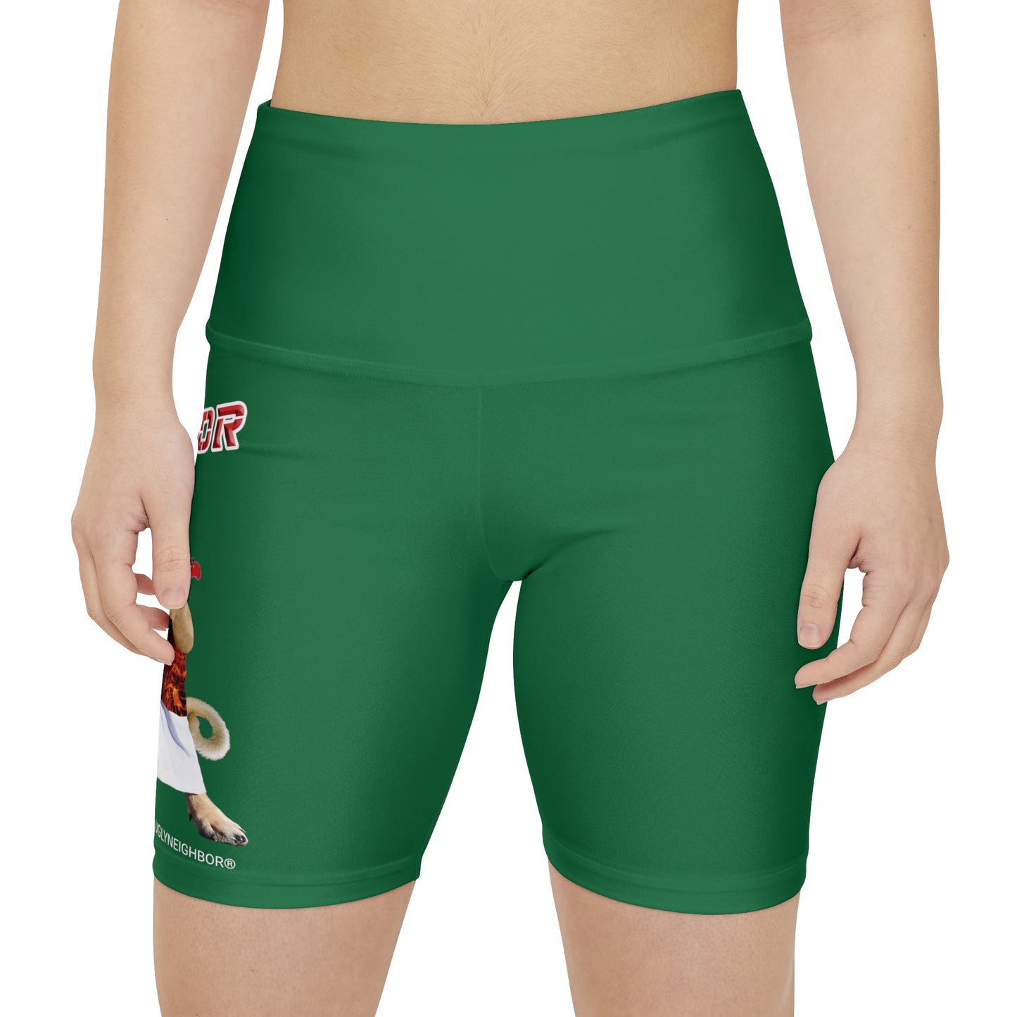 Ugly Neighbor WorkoutWit Shorts - Dark Green