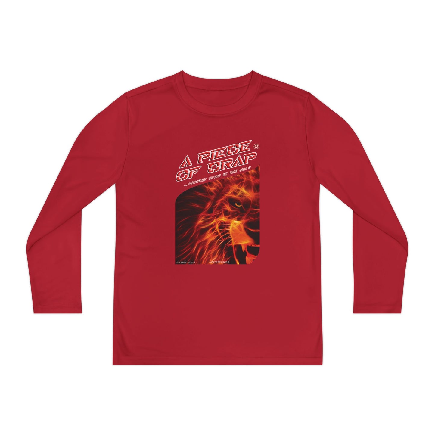 A Piece Of Crap Youth Long Sleeve Competitor Tee