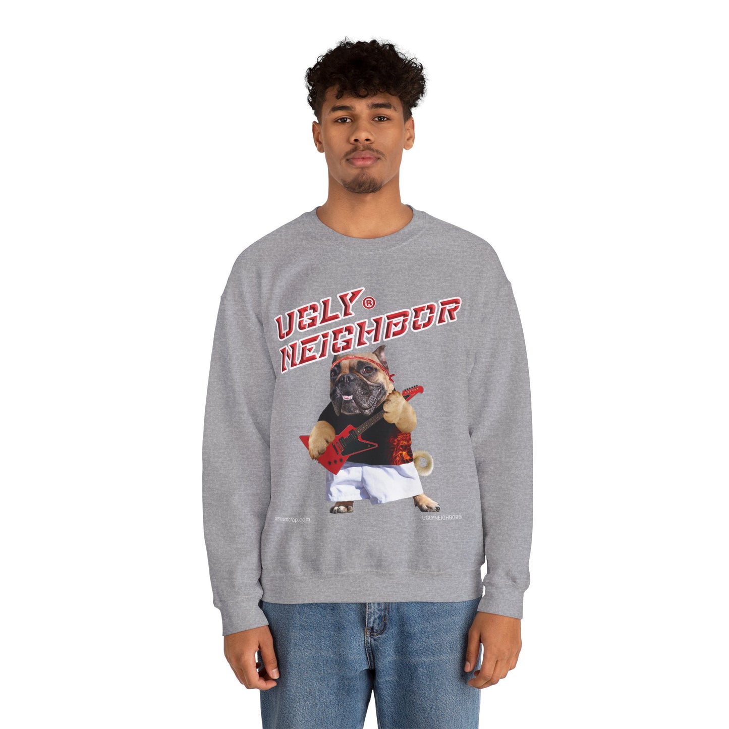 Ugly Neighbor Men's Heavy Blend Crewneck Sweatshirt