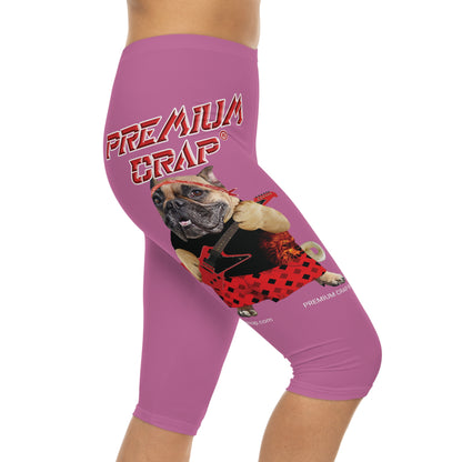 Premium Crap II Women’s Capri Leggings - Light Pink