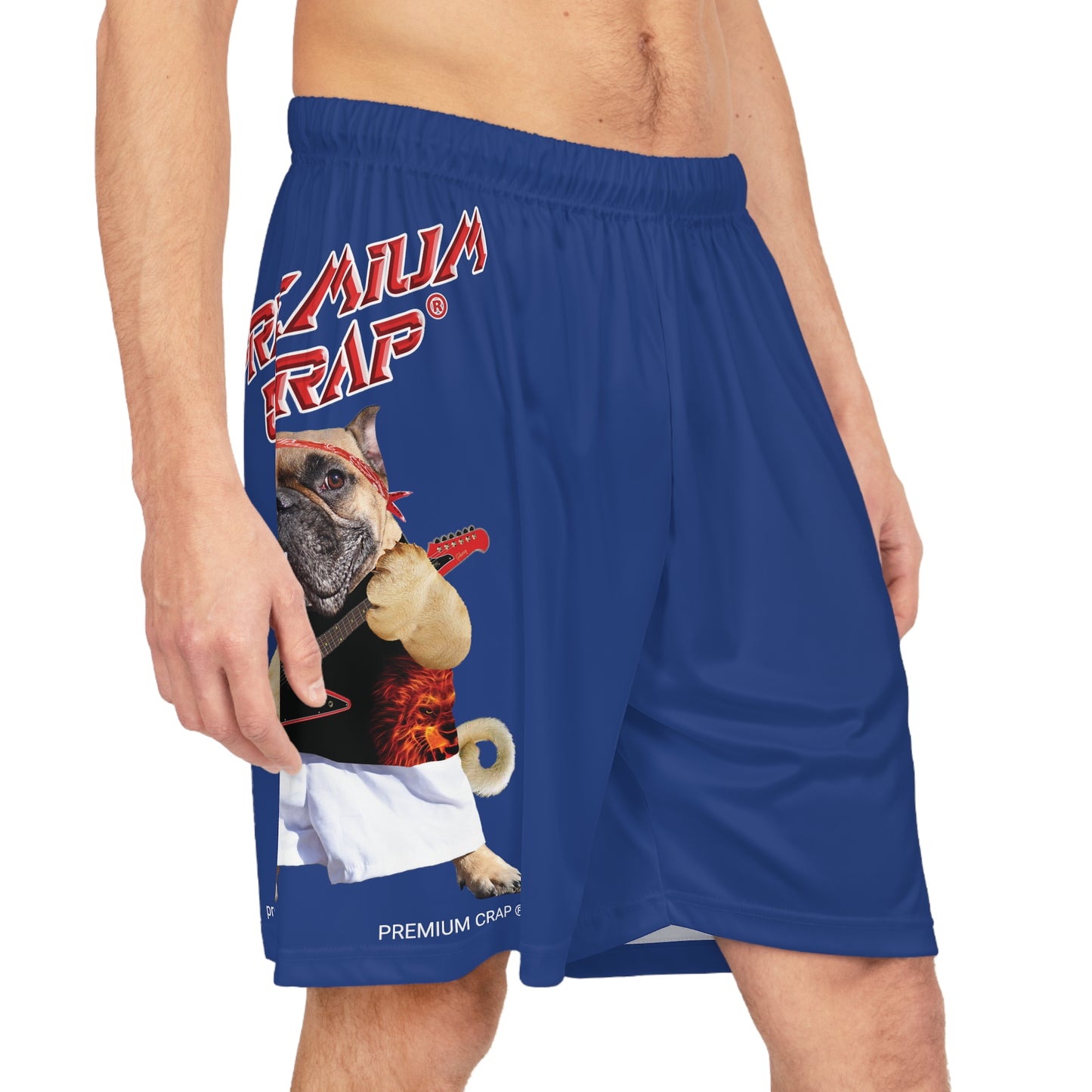 Premium Crap Basketball Shorts - Dark Blue