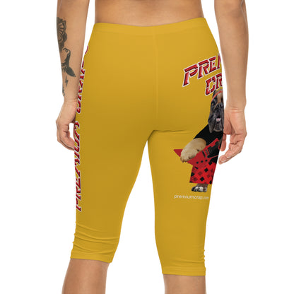 Premium Crap II Women’s Capri Leggings - Yellow