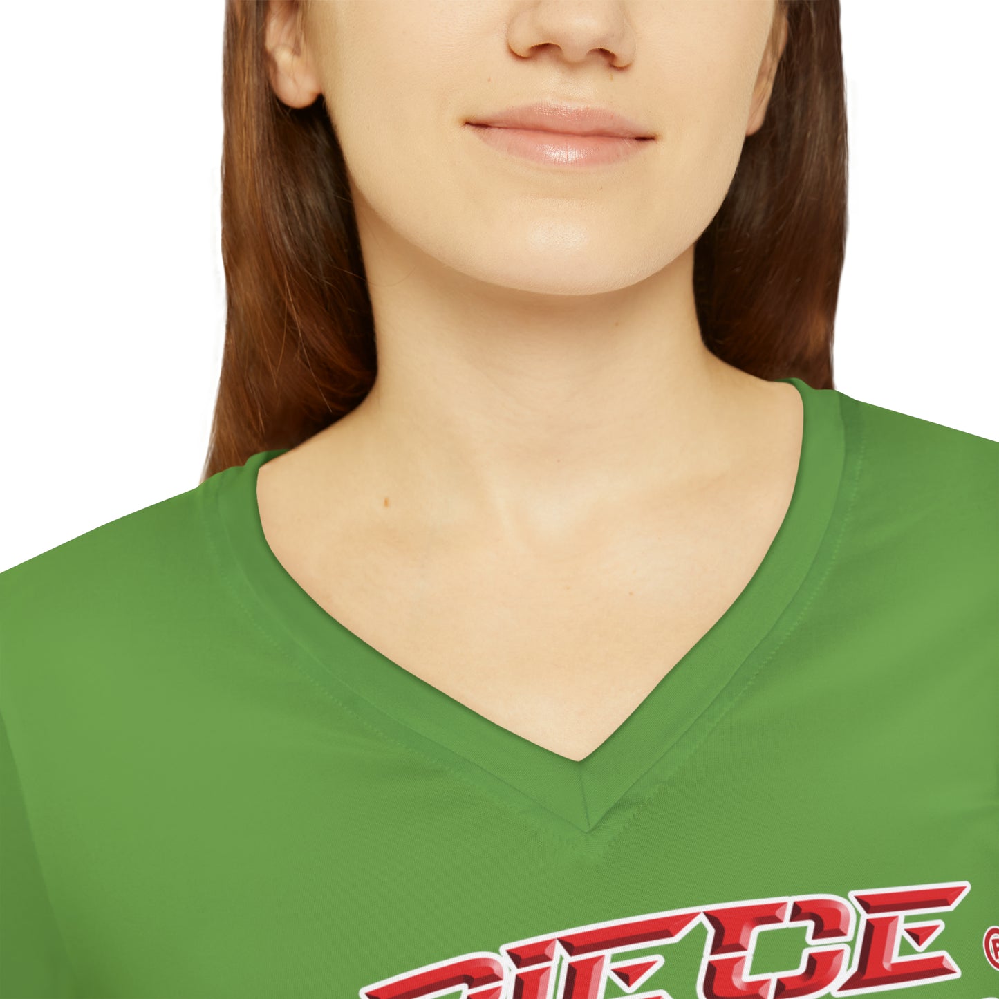 A Piece Of Crap II Women's Long Sleeve V-neck Shirt - Green