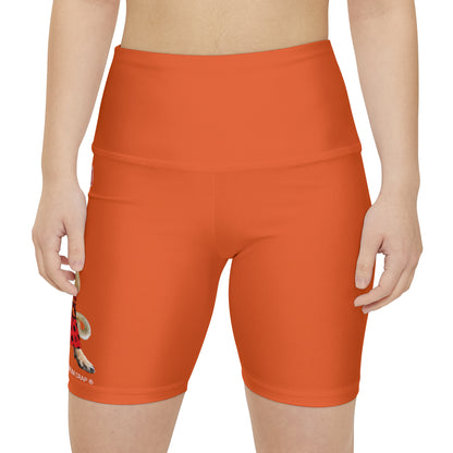 Premium Crap II Women's Workout Shorts  - Orange