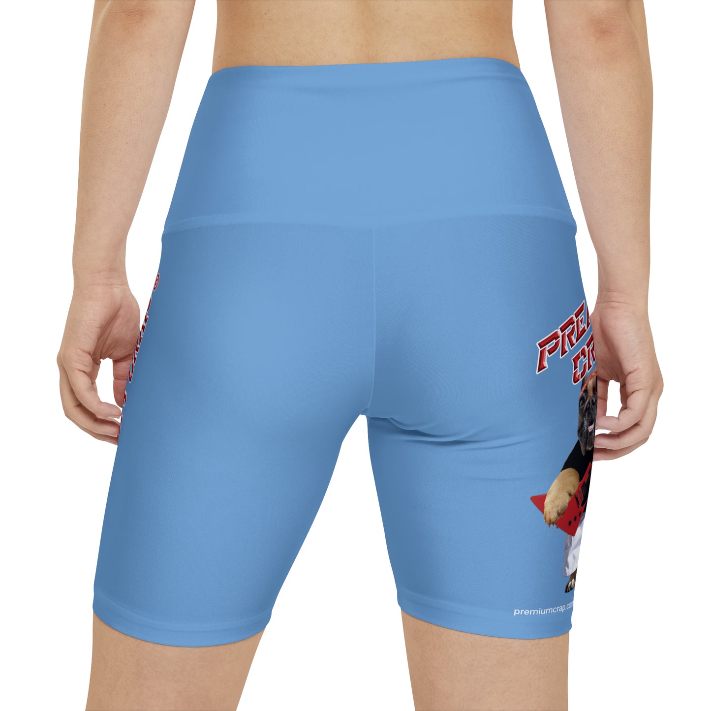 Premium Crap Workout Shorts  - Light Blue