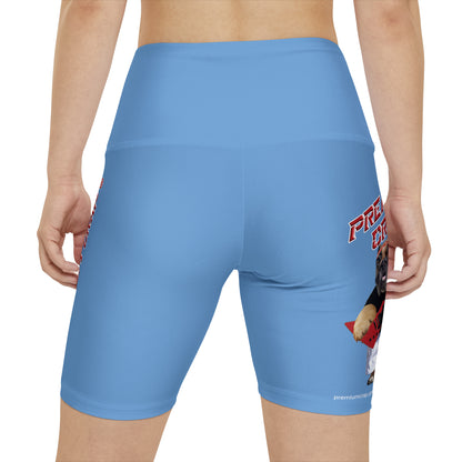 Premium Crap Workout Shorts  - Light Blue