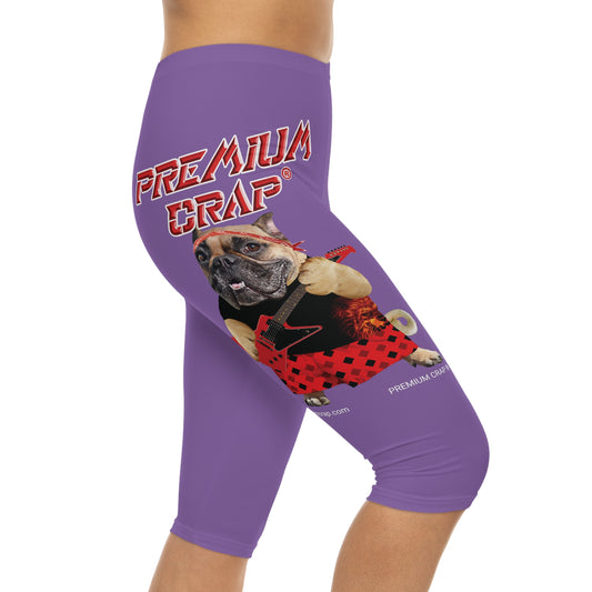 Premium Crap II Women’s Capri Leggings - Light Purple