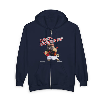 Ugly Neighbor Heavy Blend Full Zip Hooded Sweatshirt