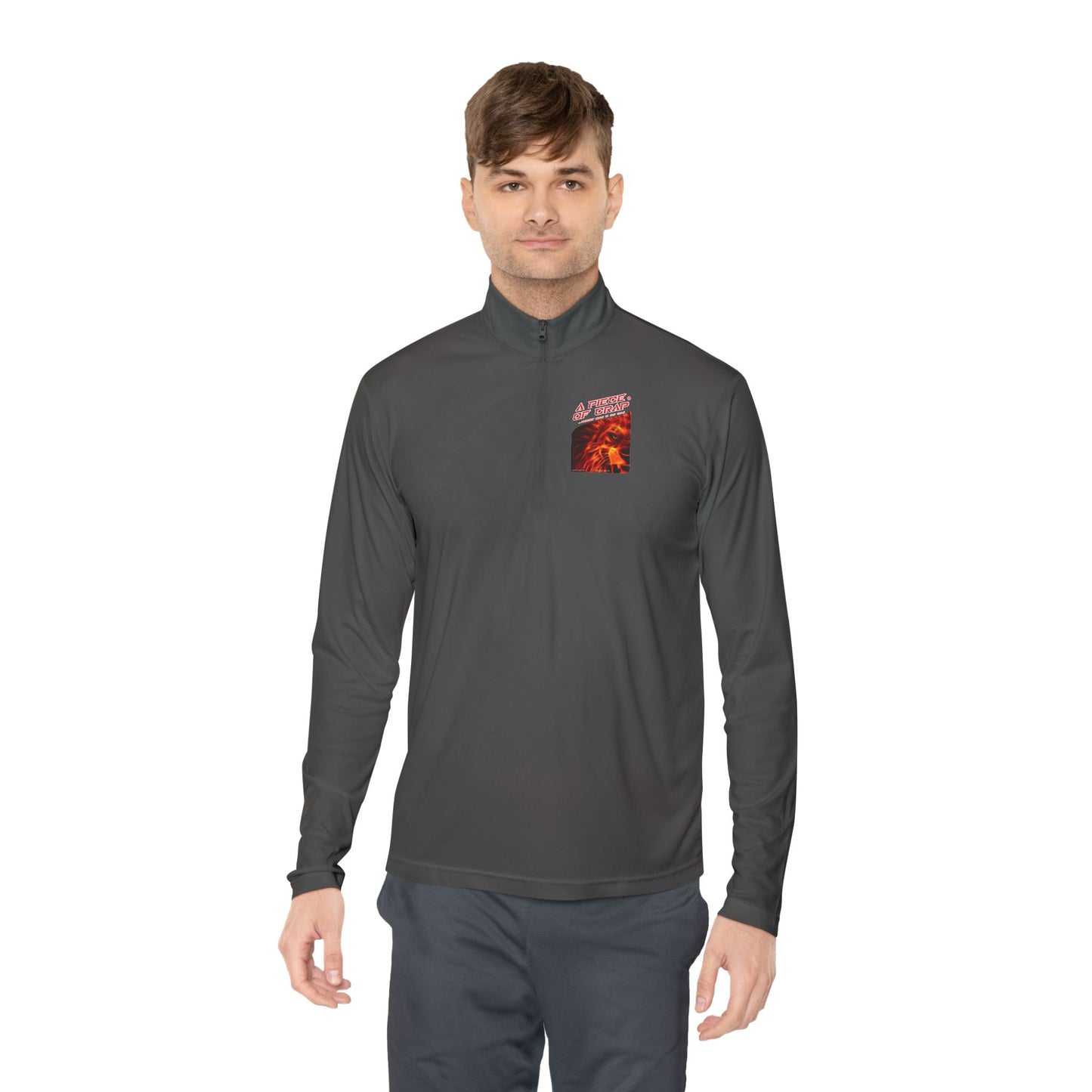 A Piece Of Crap Men's Quarter-Zip Pullover