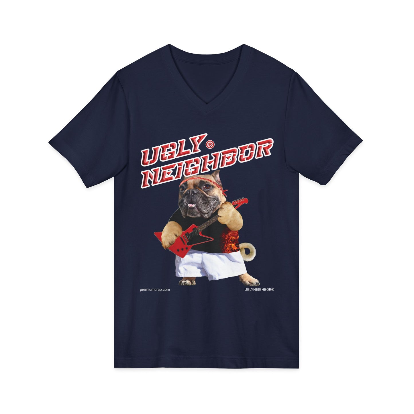 Ugly Neighbor Jersey Short Sleeve V-Neck Tee