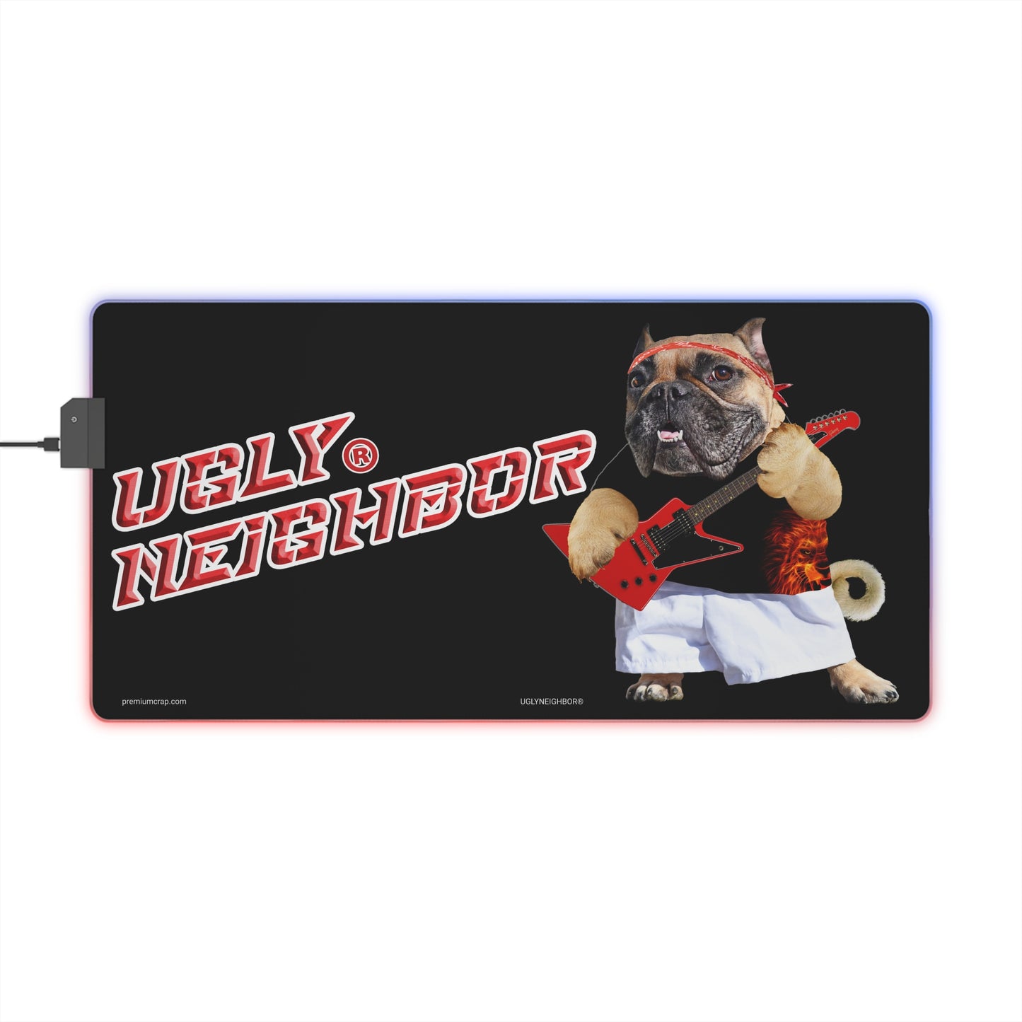 Ugly Neighbor LED Gaming Mouse Pad