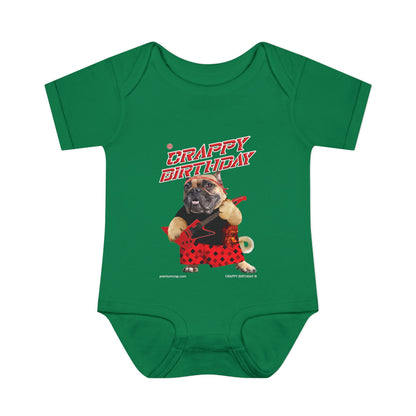 Crappy Birthday II Infant Baby Rib Bodysuit