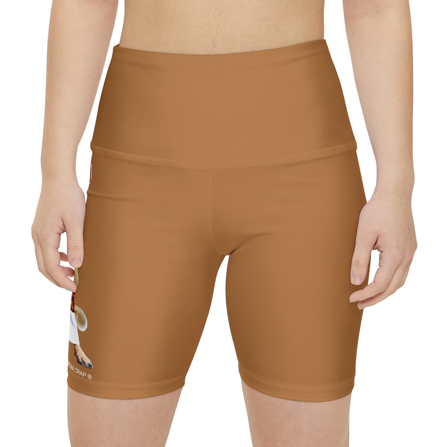 Premium Crap Workout Shorts  - Light Brown