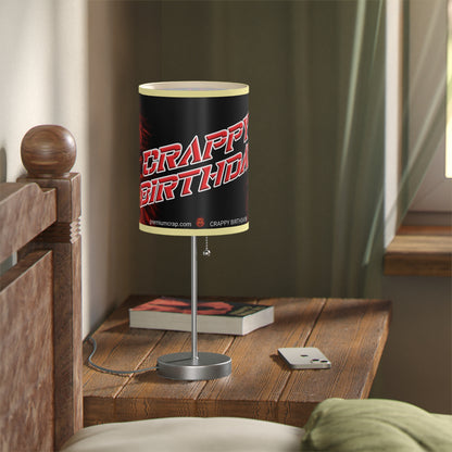Crappy Birthday Lamp on a Stand