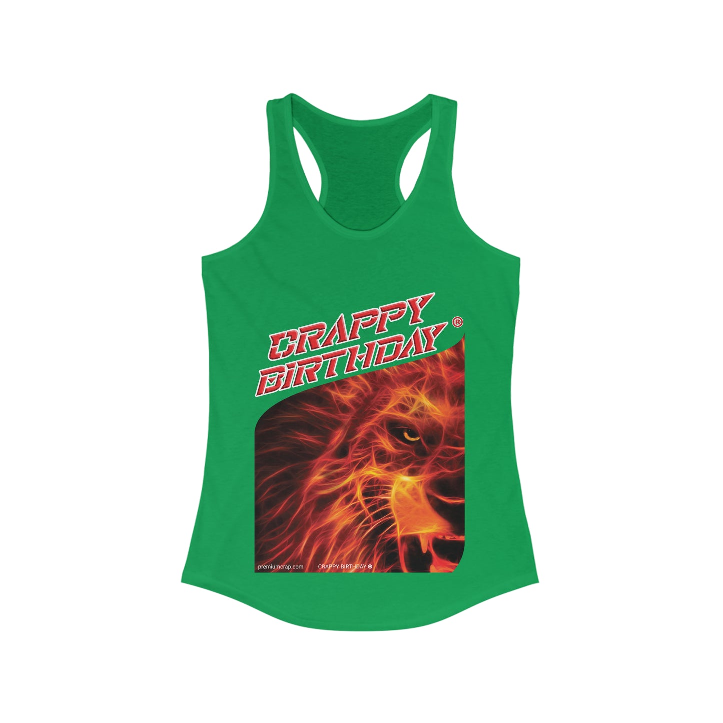 Crappy Birthday Racerback Tank