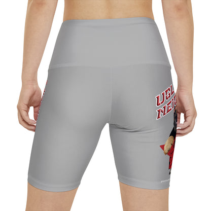 Ugly Neighbor II Women's Workout Shorts - Light Grey